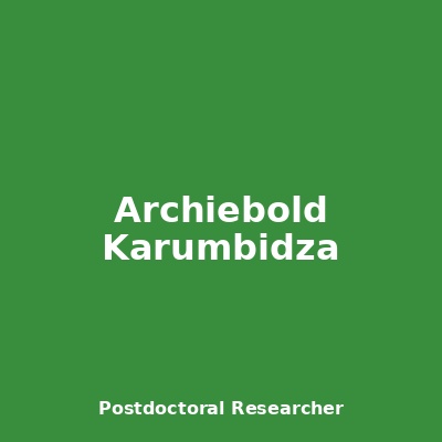 Dr. Archiebold Karumbidza